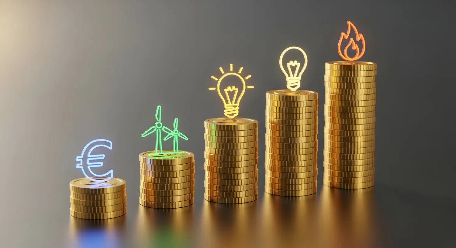 Energieberatung - Energieeinkaufsmanagement - Investitionen in erneuerbare Energien, nachhaltiges Wachstum, finanzieller Erfolg, zukünftige Energieinnovationen, saubere Energie, wirtschaftlicher Fortschritt, umweltfreundliche Investitionen, Portfolio-Vermögensverwaltung, grüne Technologie.